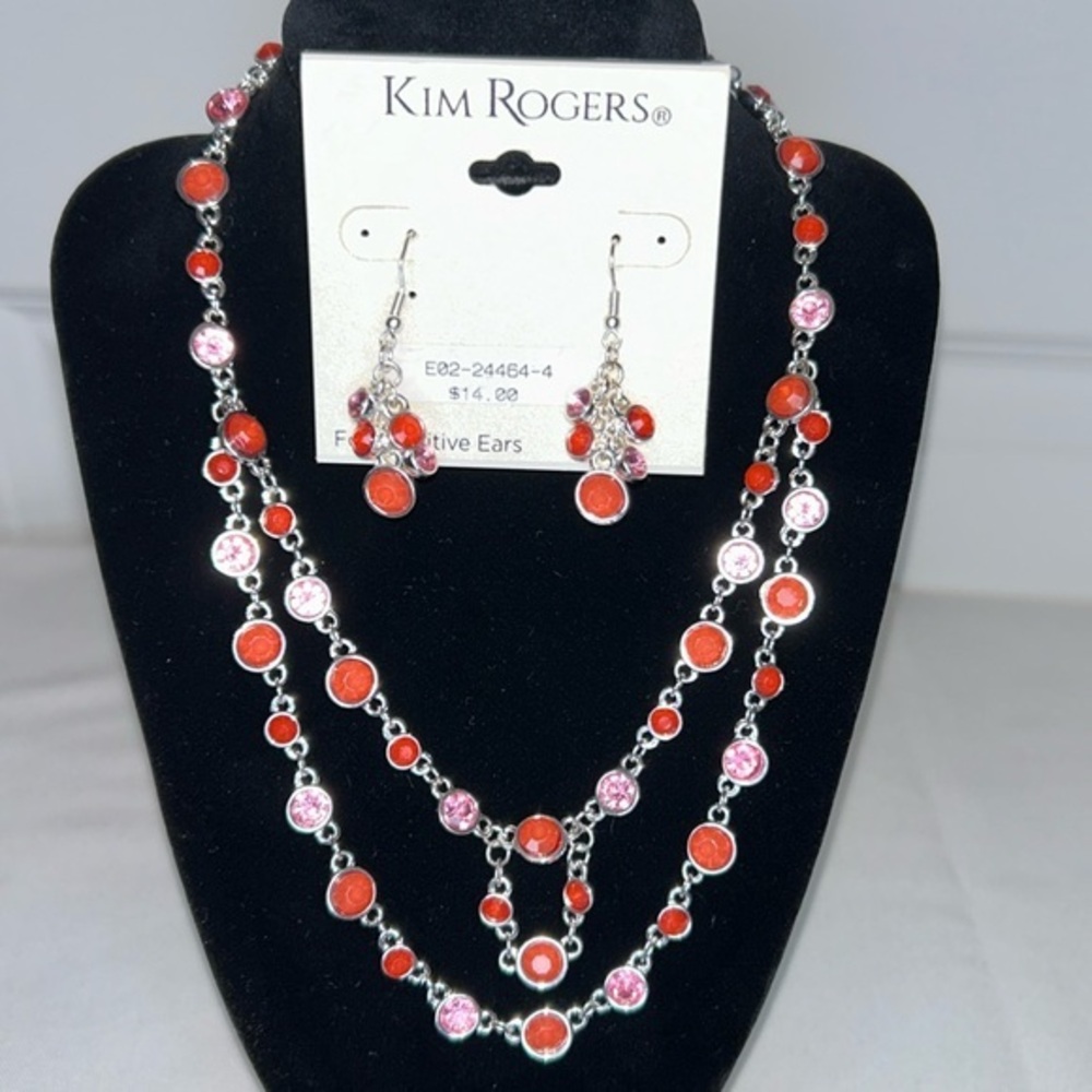 Kim Rogers | Necklace & Earring Set | New With Tags
